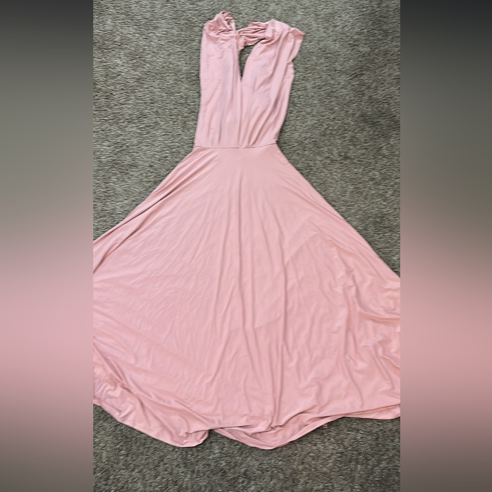 Amazon Chic Blush Backless Dress